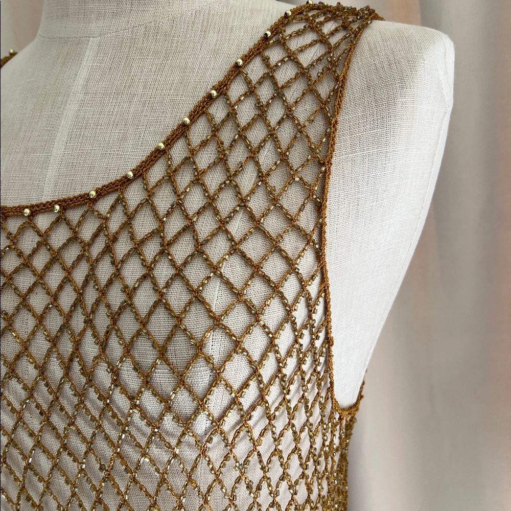 Vintage 2000s beaded tank size XS/S - Picture 2 of 6